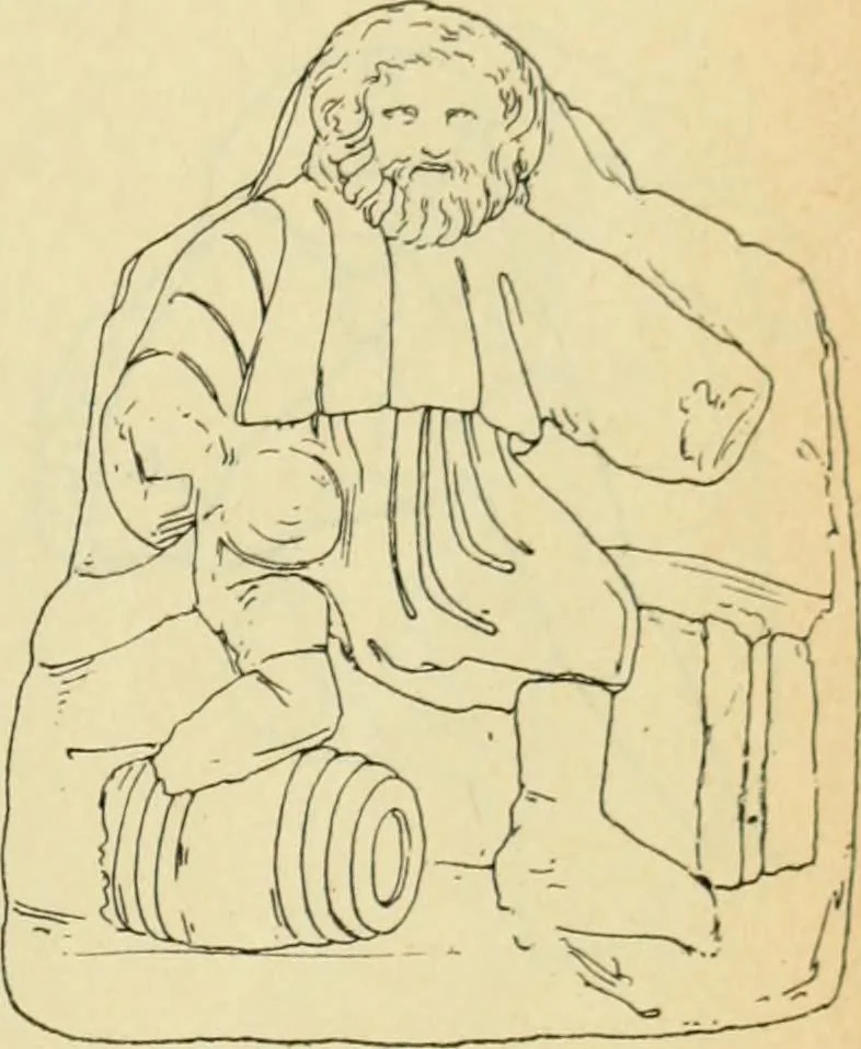 An illustration from Répertoire de la statuaire grecque et romaine, 1908, leaf 40