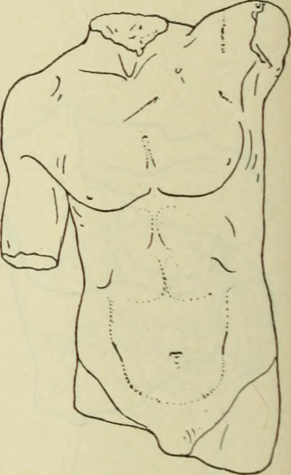 An illustration from Répertoire de la statuaire grecque et romaine, 1908, leaf 405