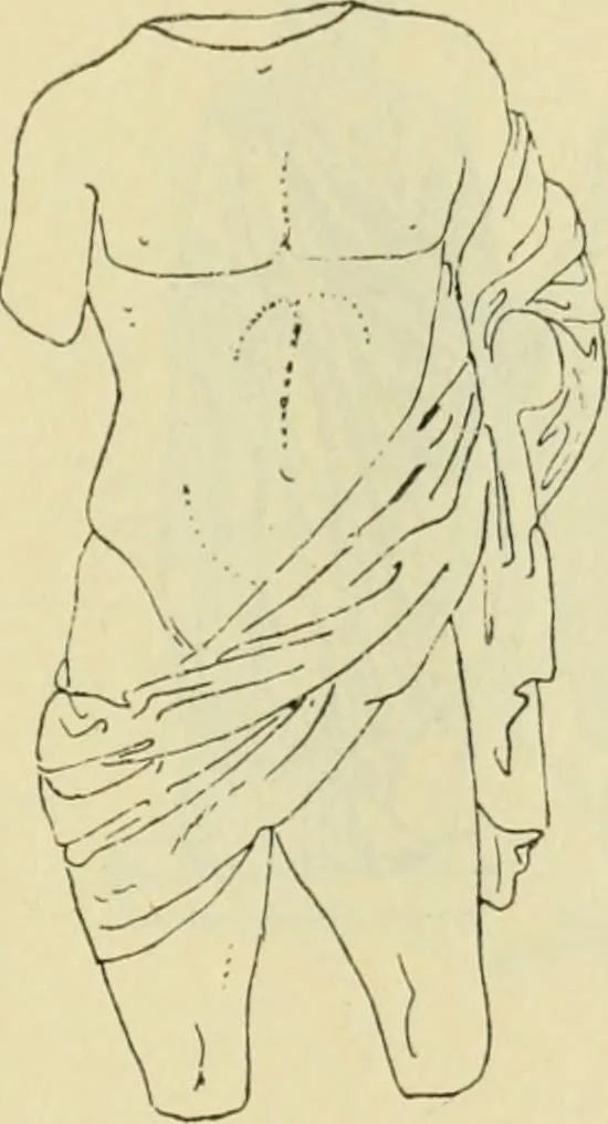An illustration from Répertoire de la statuaire grecque et romaine, 1908, leaf 408