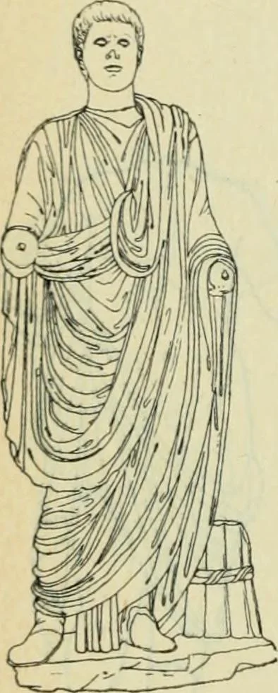 An illustration from Répertoire de la statuaire grecque et romaine, 1908, leaf 409
