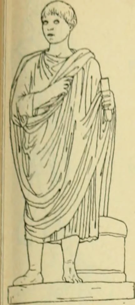 An illustration from Répertoire de la statuaire grecque et romaine, 1908, leaf 410