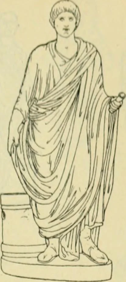An illustration from Répertoire de la statuaire grecque et romaine, 1908, leaf 410