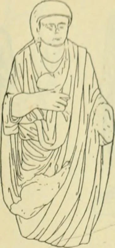 An illustration from Répertoire de la statuaire grecque et romaine, 1908, leaf 410