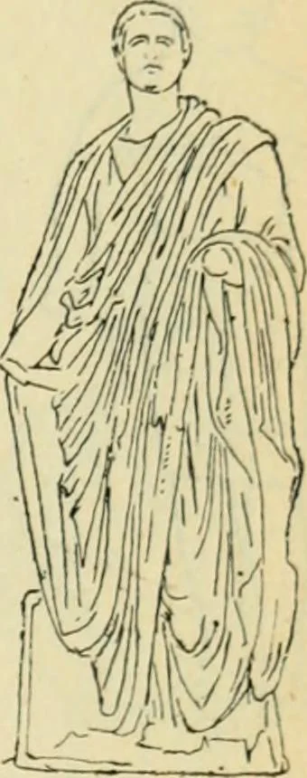 An illustration from Répertoire de la statuaire grecque et romaine, 1908, leaf 410
