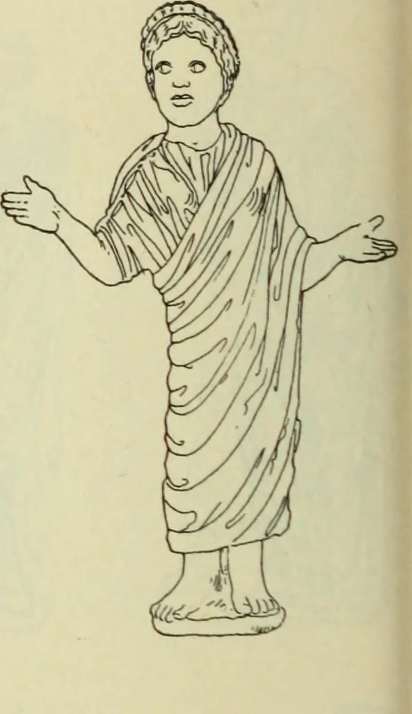 An illustration from Répertoire de la statuaire grecque et romaine, 1908, leaf 411