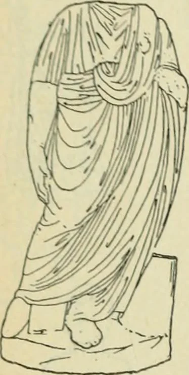 An illustration from Répertoire de la statuaire grecque et romaine, 1908, leaf 413