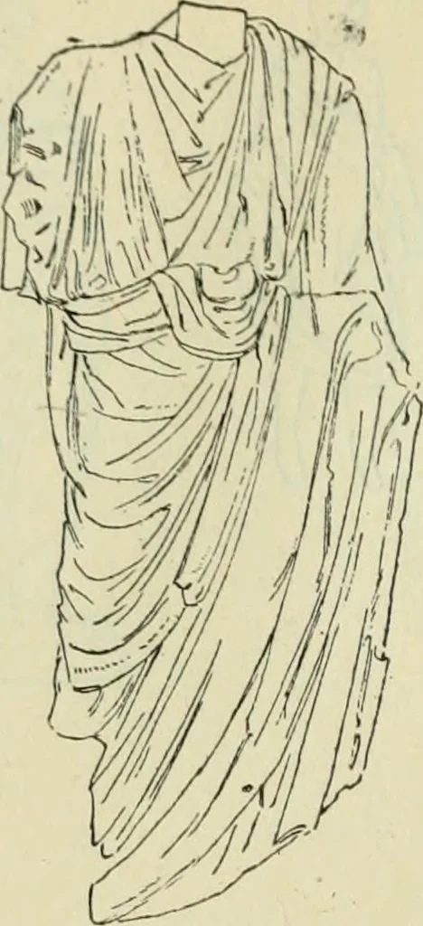 An illustration from Répertoire de la statuaire grecque et romaine, 1908, leaf 413