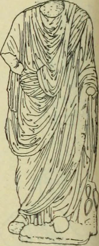 An illustration from Répertoire de la statuaire grecque et romaine, 1908, leaf 413