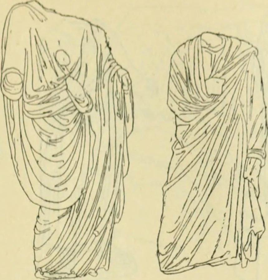 An illustration from Répertoire de la statuaire grecque et romaine, 1908, leaf 414