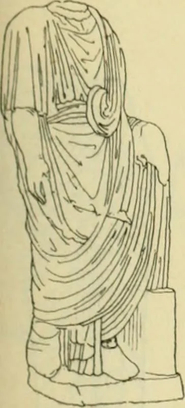 An illustration from Répertoire de la statuaire grecque et romaine, 1908, leaf 414