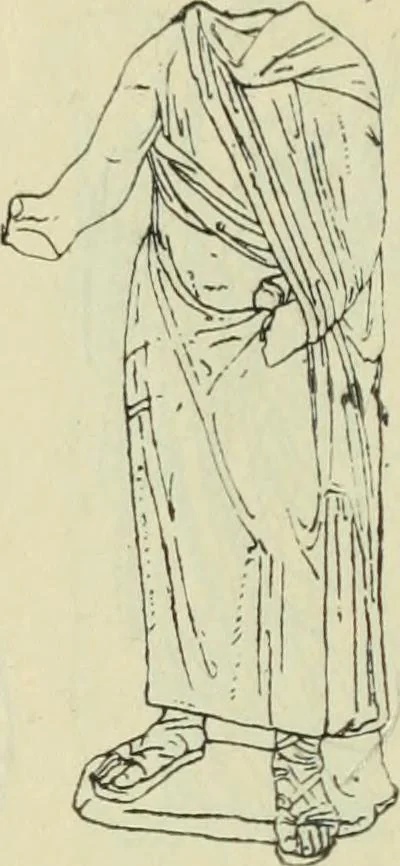 An illustration from Répertoire de la statuaire grecque et romaine, 1908, leaf 415