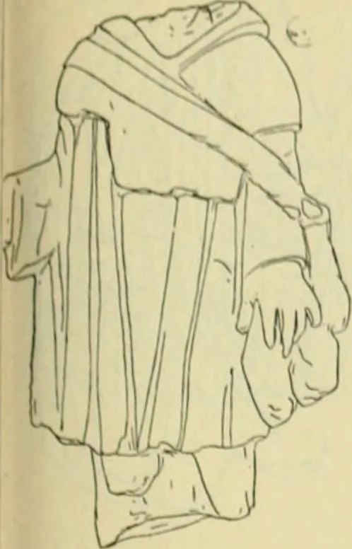 An illustration from Répertoire de la statuaire grecque et romaine, 1908, leaf 416