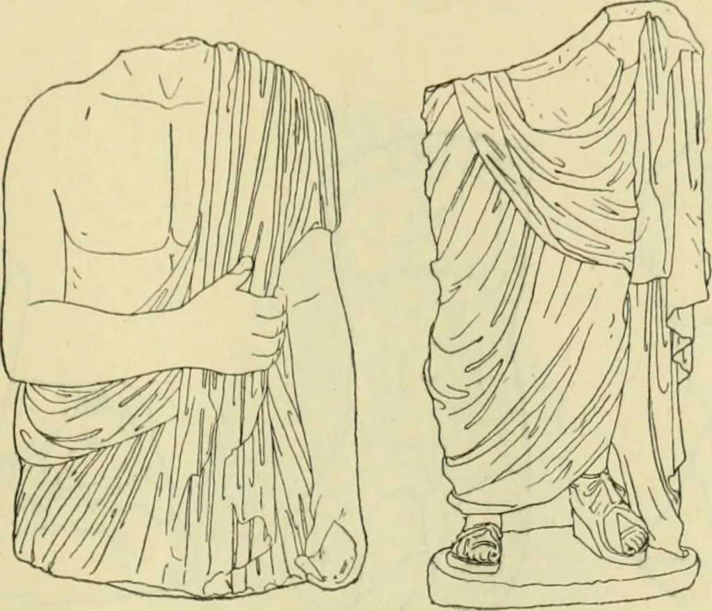 An illustration from Répertoire de la statuaire grecque et romaine, 1908, leaf 418