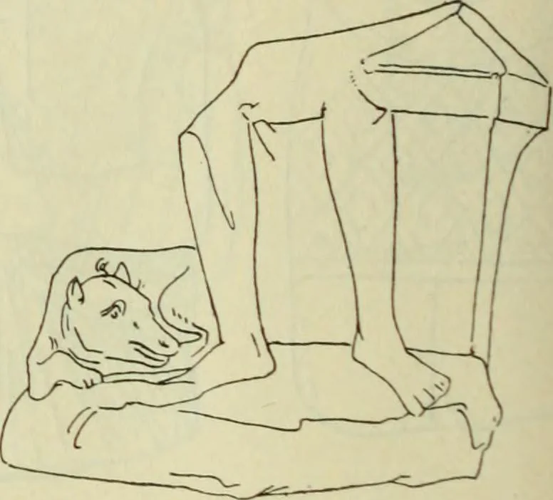 An illustration from Répertoire de la statuaire grecque et romaine, 1908, leaf 419
