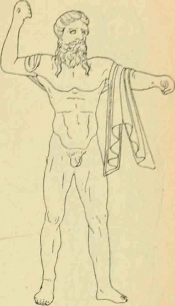 An illustration from Répertoire de la statuaire grecque et romaine, 1908, leaf 42