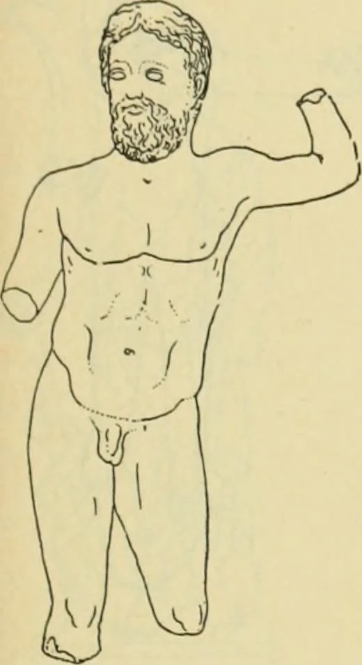 An illustration from Répertoire de la statuaire grecque et romaine, 1908, leaf 42