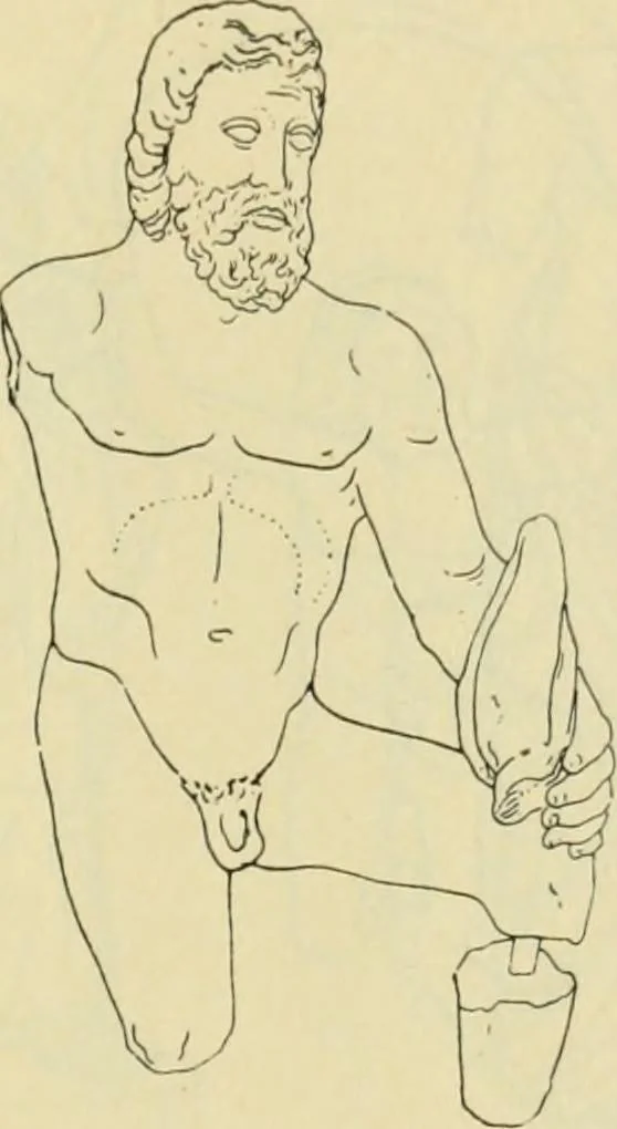 An illustration from Répertoire de la statuaire grecque et romaine, 1908, leaf 42