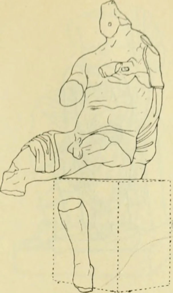 An illustration from Répertoire de la statuaire grecque et romaine, 1908, leaf 420