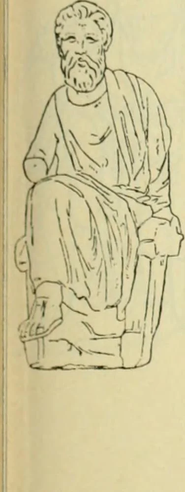 An illustration from Répertoire de la statuaire grecque et romaine, 1908, leaf 420