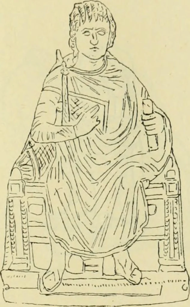 An illustration from Répertoire de la statuaire grecque et romaine, 1908, leaf 420
