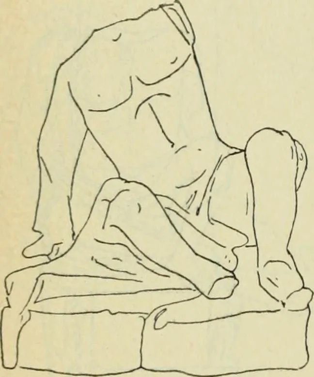 An illustration from Répertoire de la statuaire grecque et romaine, 1908, leaf 421