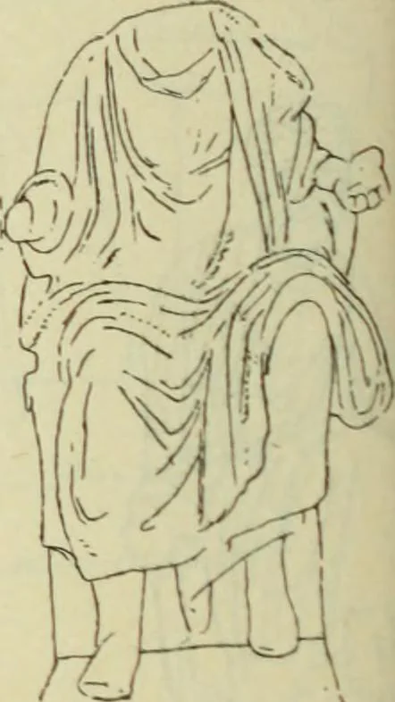 An illustration from Répertoire de la statuaire grecque et romaine, 1908, leaf 421