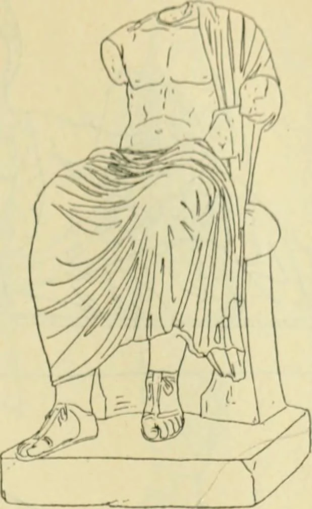 An illustration from Répertoire de la statuaire grecque et romaine, 1908, leaf 422