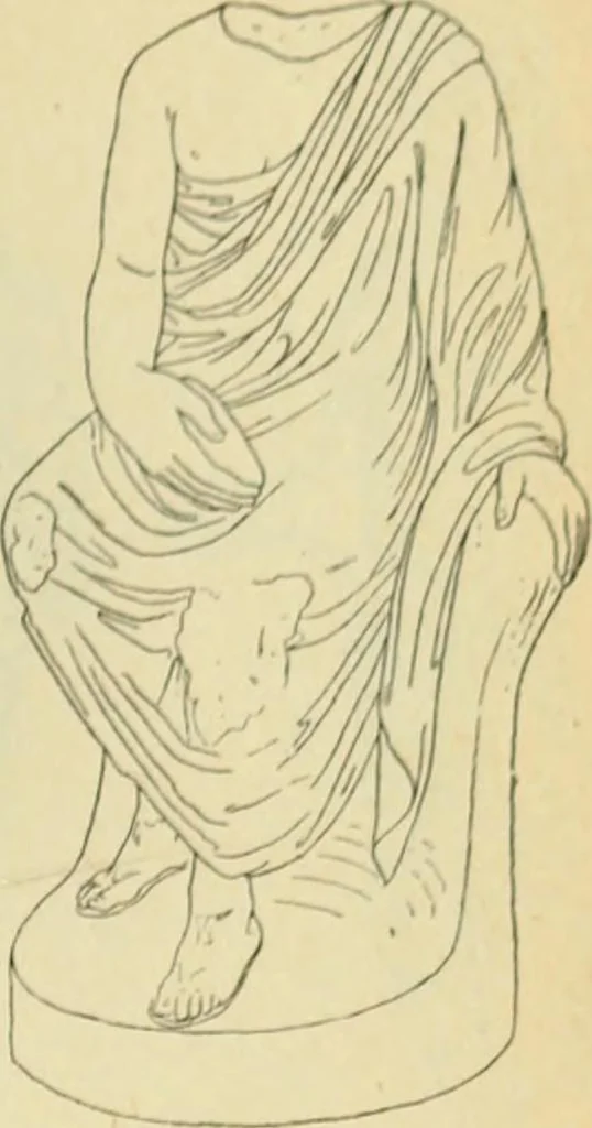 An illustration from Répertoire de la statuaire grecque et romaine, 1908, leaf 422