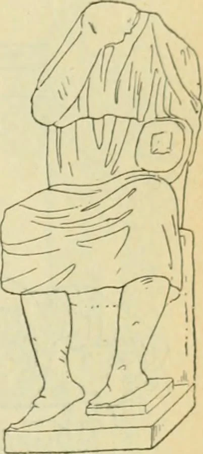An illustration from Répertoire de la statuaire grecque et romaine, 1908, leaf 422
