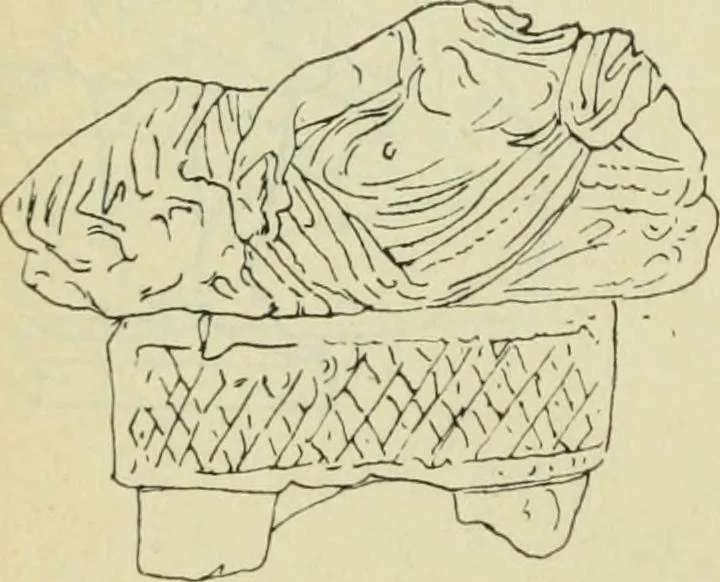 An illustration from Répertoire de la statuaire grecque et romaine, 1908, leaf 423