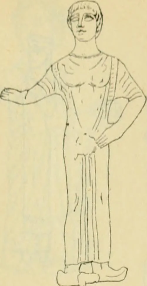 An illustration from Répertoire de la statuaire grecque et romaine, 1908, leaf 428