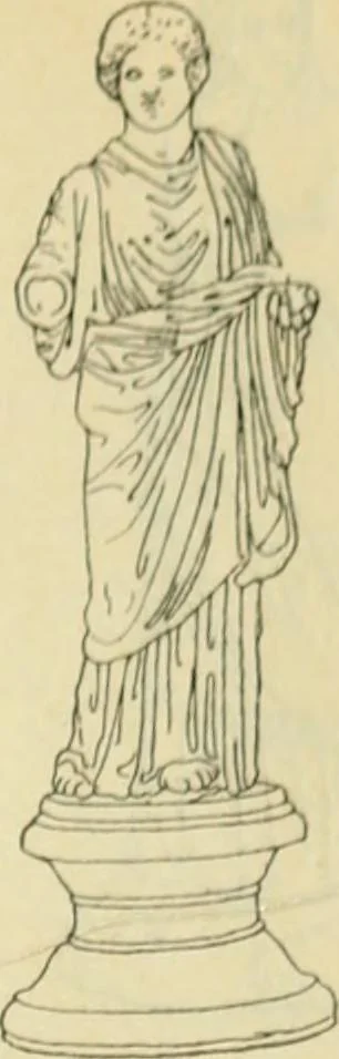 An illustration from Répertoire de la statuaire grecque et romaine, 1908, leaf 432