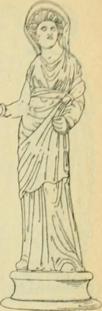 An illustration from Répertoire de la statuaire grecque et romaine, 1908, leaf 432