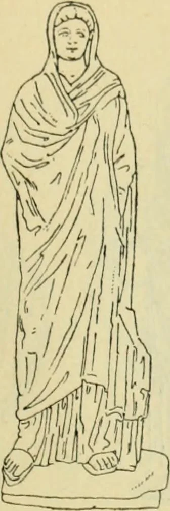 An illustration from Répertoire de la statuaire grecque et romaine, 1908, leaf 434