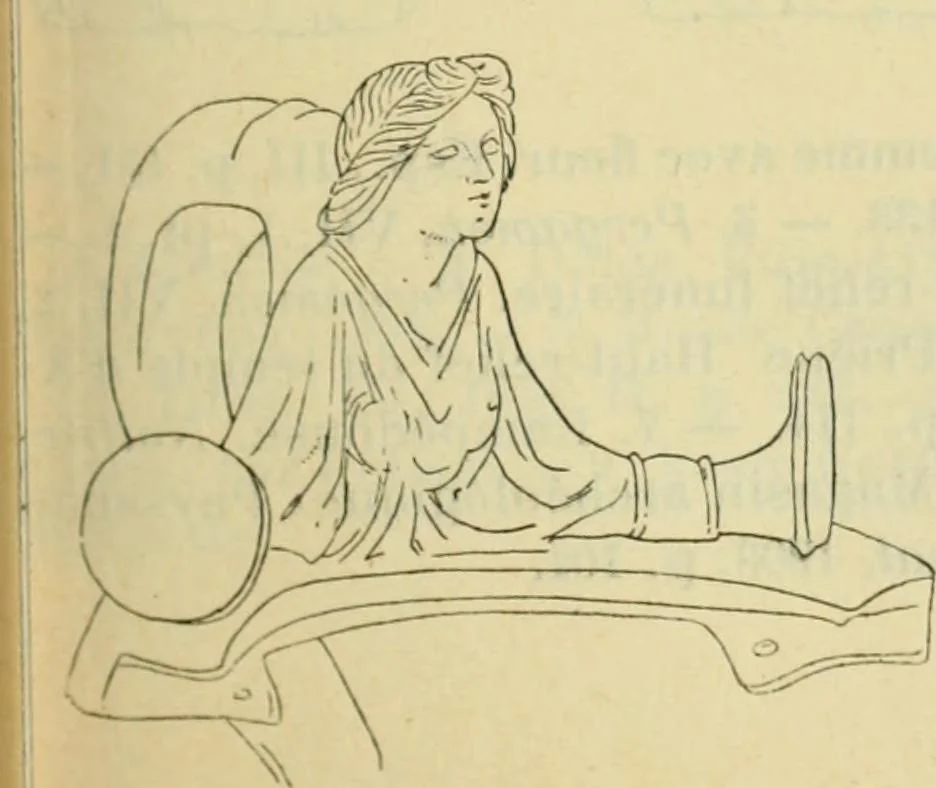 An illustration from Répertoire de la statuaire grecque et romaine, 1908, leaf 436