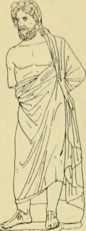 An illustration from Répertoire de la statuaire grecque et romaine, 1908, leaf 44
