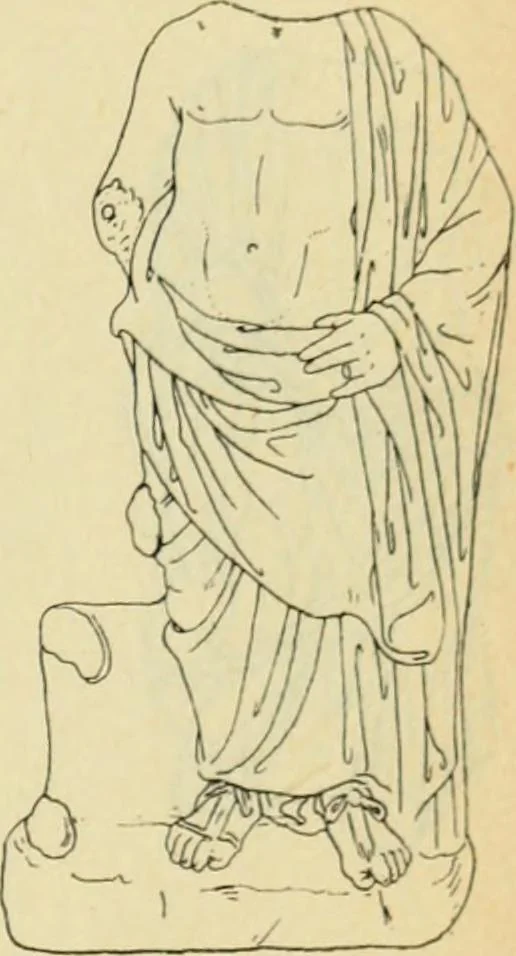 An illustration from Répertoire de la statuaire grecque et romaine, 1908, leaf 44