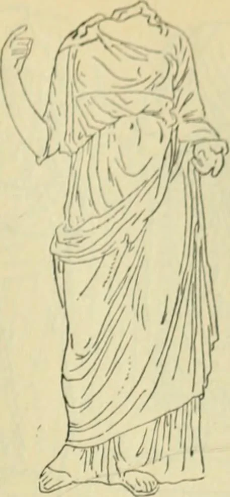 An illustration from Répertoire de la statuaire grecque et romaine, 1908, leaf 440