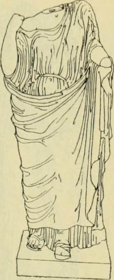 An illustration from Répertoire de la statuaire grecque et romaine, 1908, leaf 440