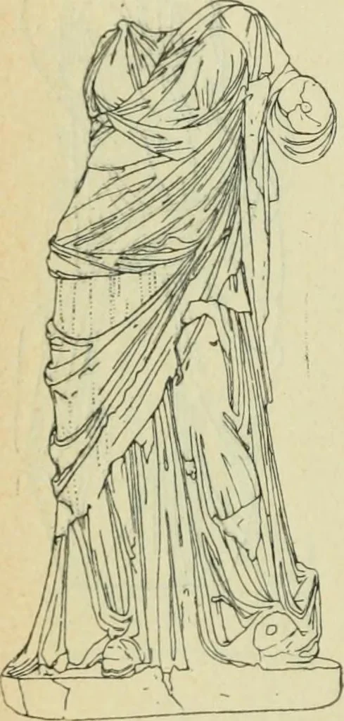 An illustration from Répertoire de la statuaire grecque et romaine, 1908, leaf 441