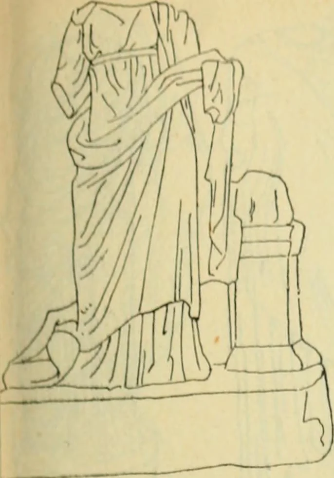 An illustration from Répertoire de la statuaire grecque et romaine, 1908, leaf 442