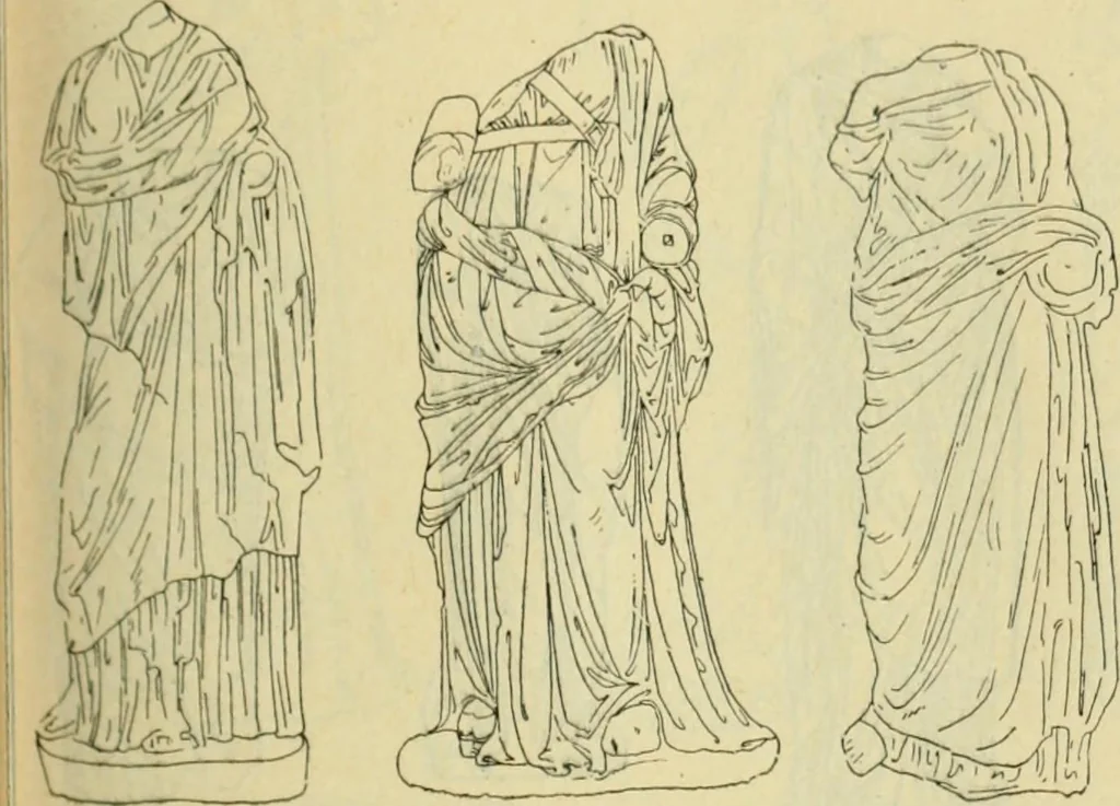 An illustration from Répertoire de la statuaire grecque et romaine, 1908, leaf 442