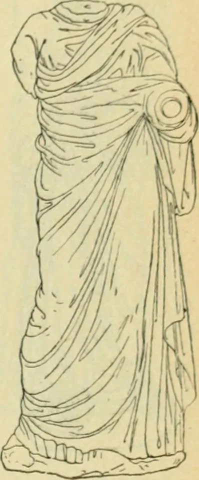 An illustration from Répertoire de la statuaire grecque et romaine, 1908, leaf 442