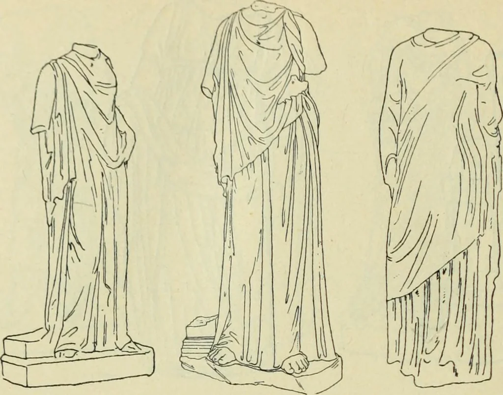 An illustration from Répertoire de la statuaire grecque et romaine, 1908, leaf 443