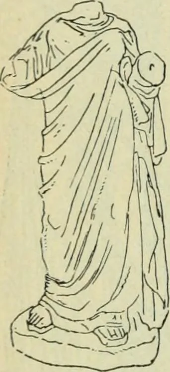 An illustration from Répertoire de la statuaire grecque et romaine, 1908, leaf 443