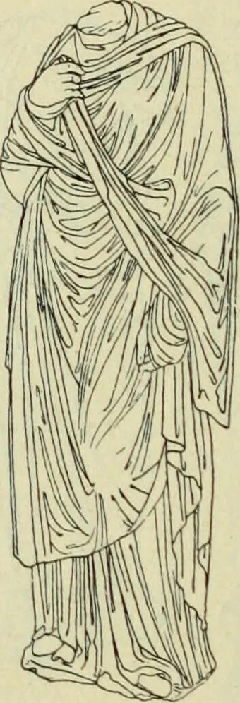 An illustration from Répertoire de la statuaire grecque et romaine, 1908, leaf 443