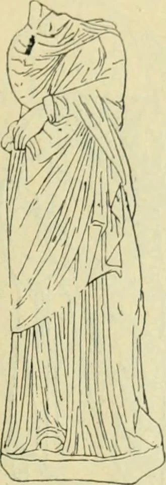 An illustration from Répertoire de la statuaire grecque et romaine, 1908, leaf 444