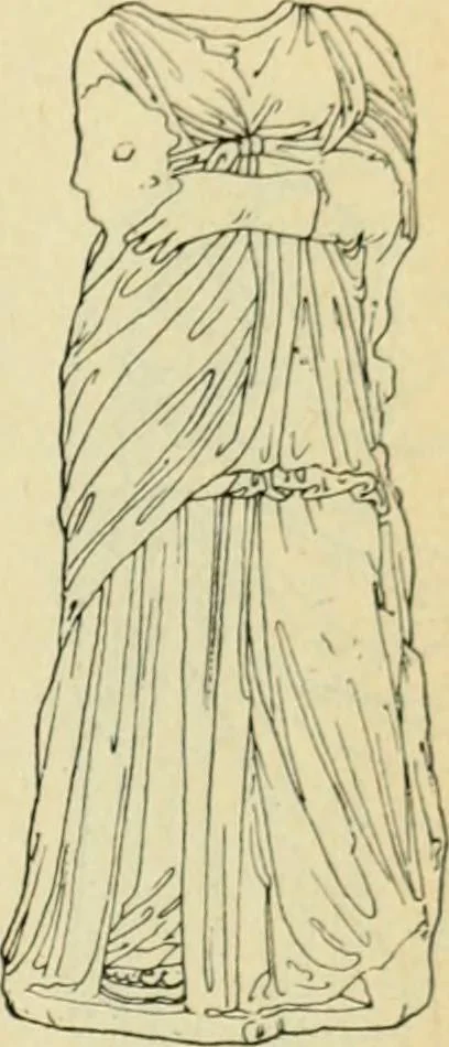 An illustration from Répertoire de la statuaire grecque et romaine, 1908, leaf 444
