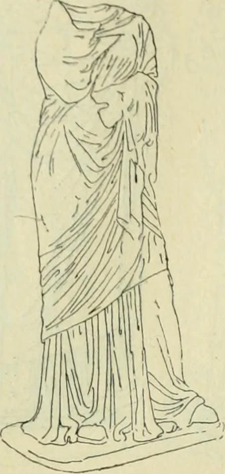An illustration from Répertoire de la statuaire grecque et romaine, 1908, leaf 445