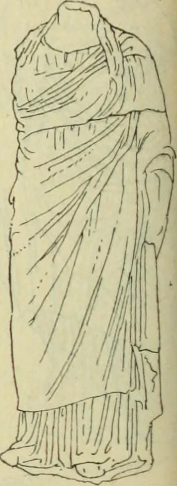 An illustration from Répertoire de la statuaire grecque et romaine, 1908, leaf 445